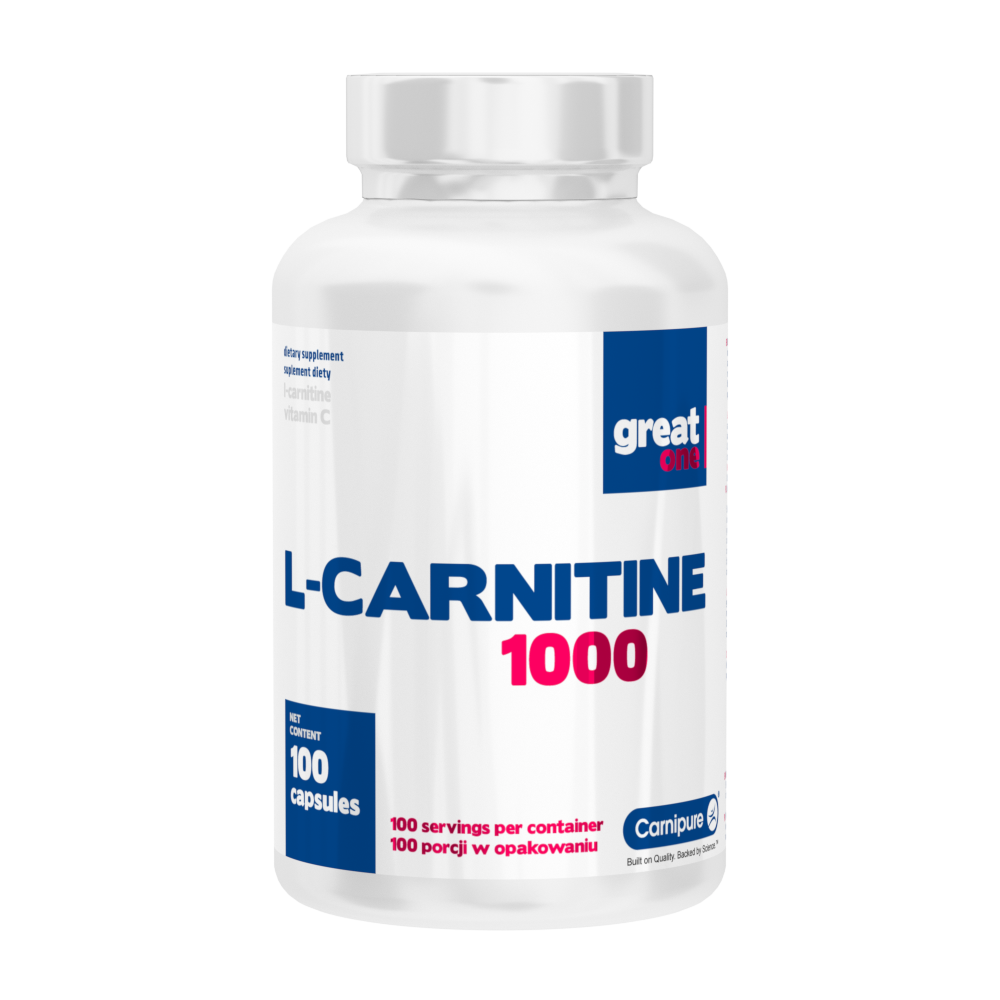 L-Carnitine 1000 100 kapsułek Great One