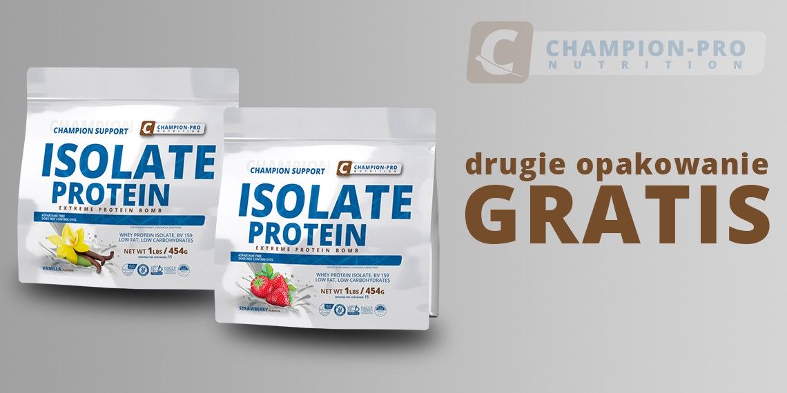 Isolate Protein 1,13kg + 1,13kg Gratis Champion-Pro
