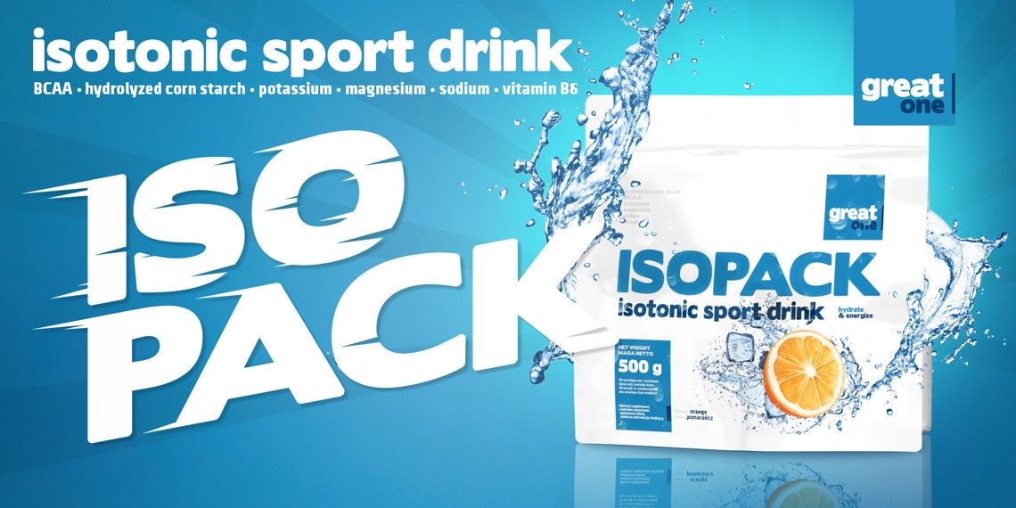 Isopack Isotonic Sport Drink 500g Great One