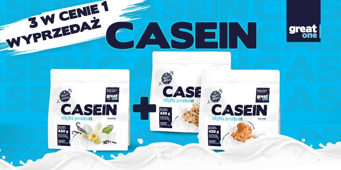 Casein Night Protein Limited Edition 450g+450g+450g Great One