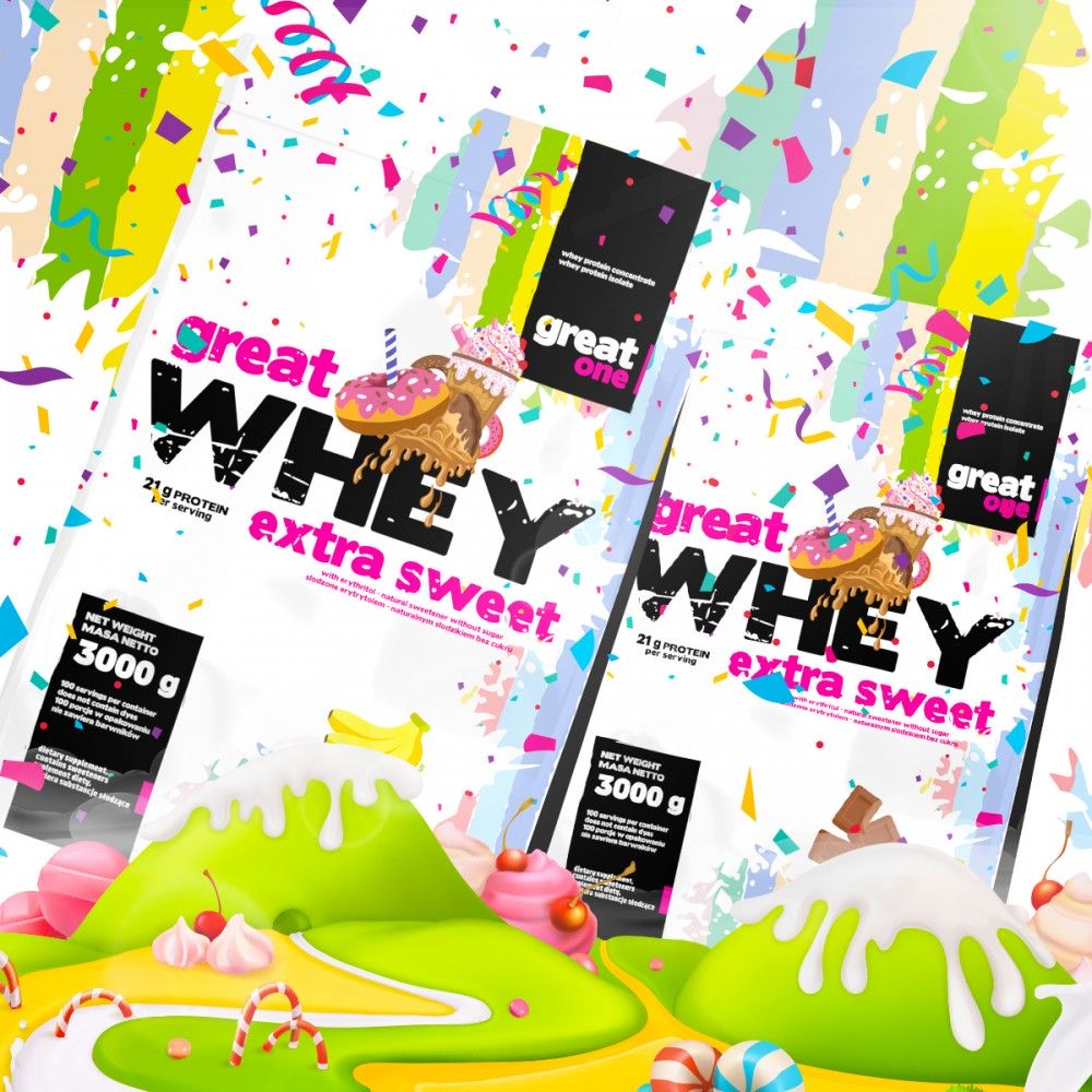 Great Whey Extra Sweet 3kg Great One