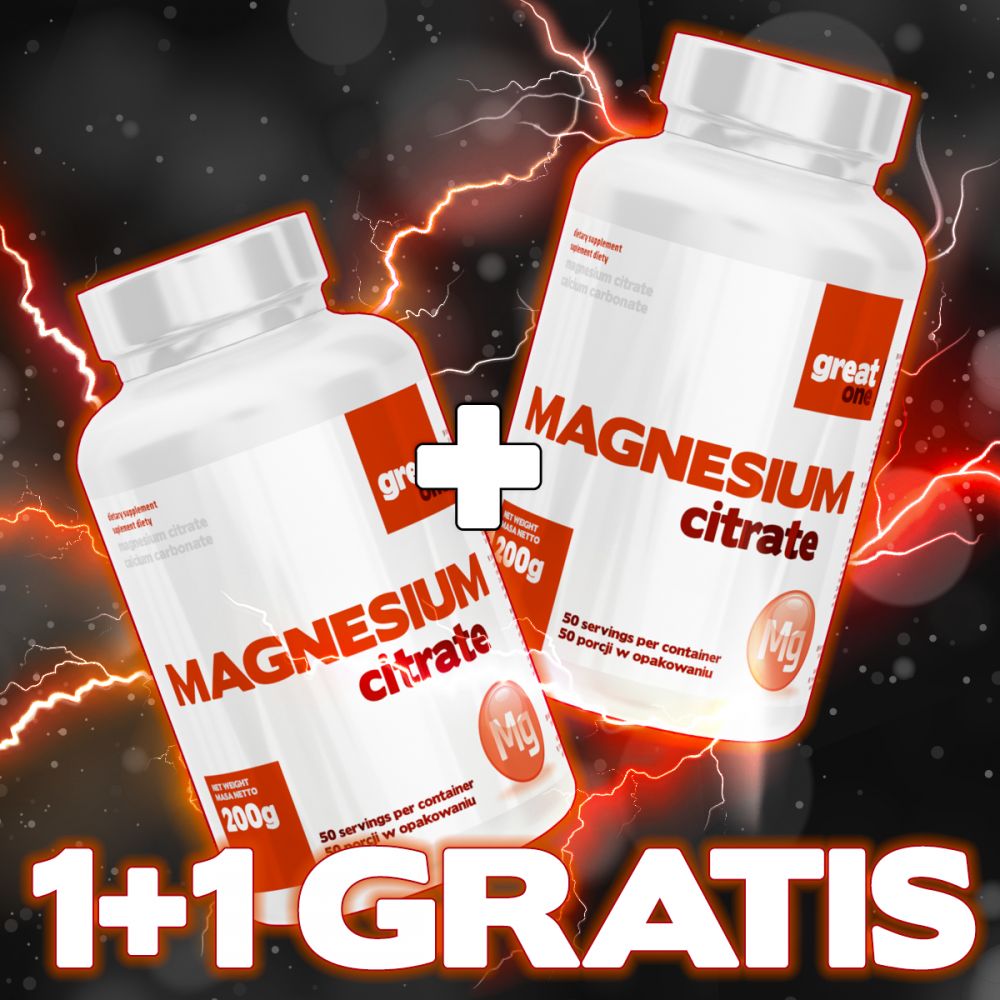 Magnesium Citrate 200g+200g GRATIS Great One