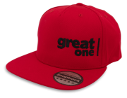 czapeczka Great One - snapback - czerwona
