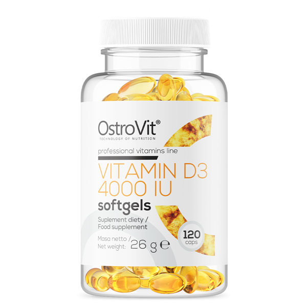 Vitamin D3 4000 IU 120 kapsułek Ostrovit