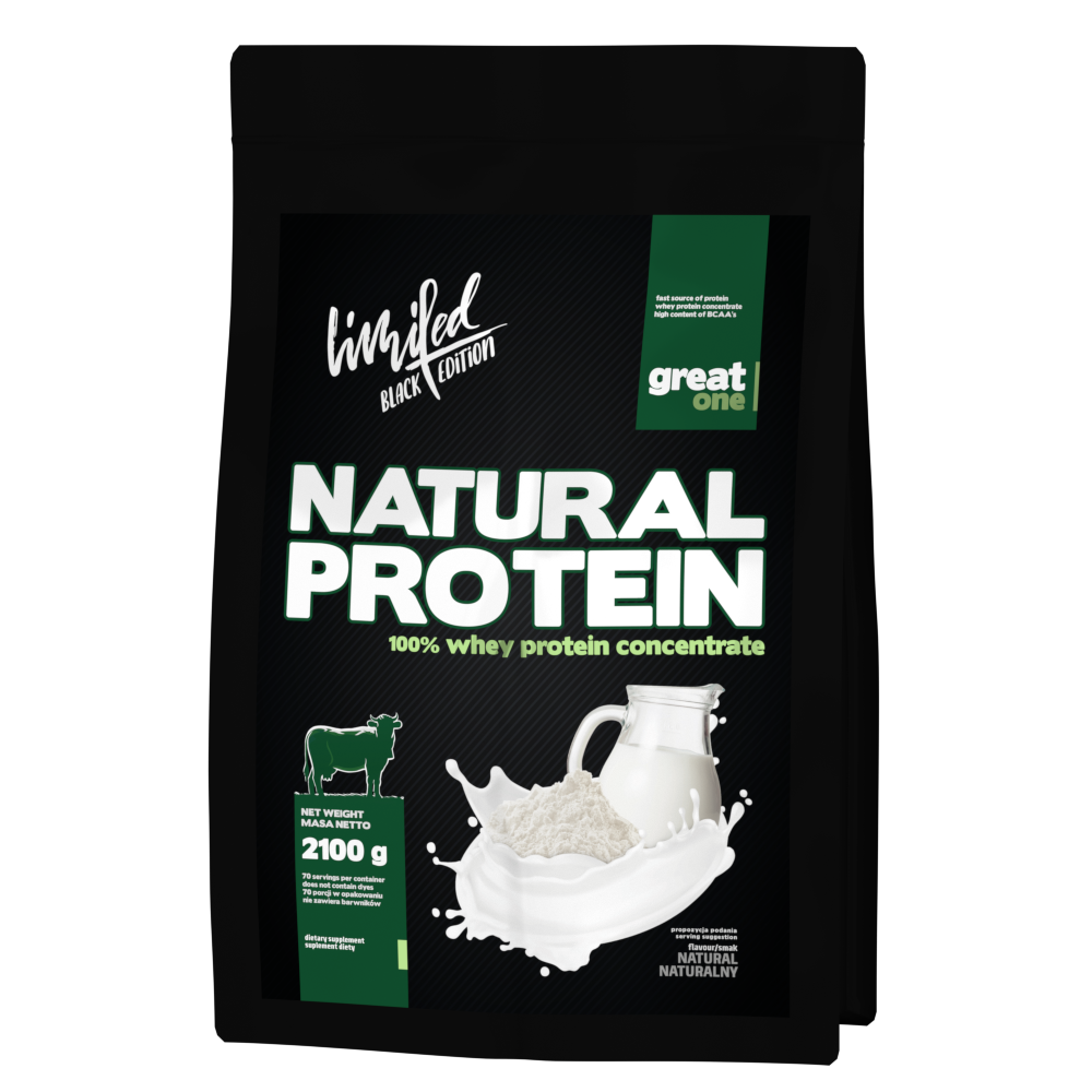 Natural Protein 100% whey protein concentrate 2100g Great One
