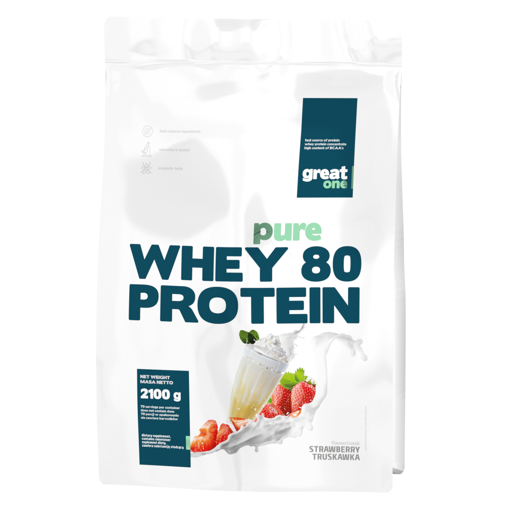 Pure Whey 80 Protein 2,1kg bag Great One
