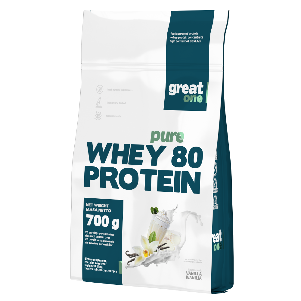 Pure Whey 80 Protein 700g bag Great One