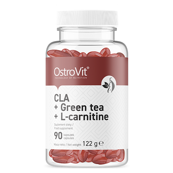 CLA + Green Tea + L-carnitine 90kapsułek Ostrovit