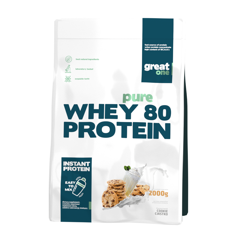 Pure Whey 80 Protein 2 kg bag Great One