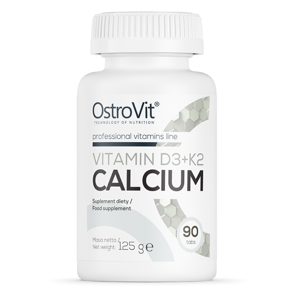 Vitamin D3+K2+Calcium 90 kapsułek Ostrovit 