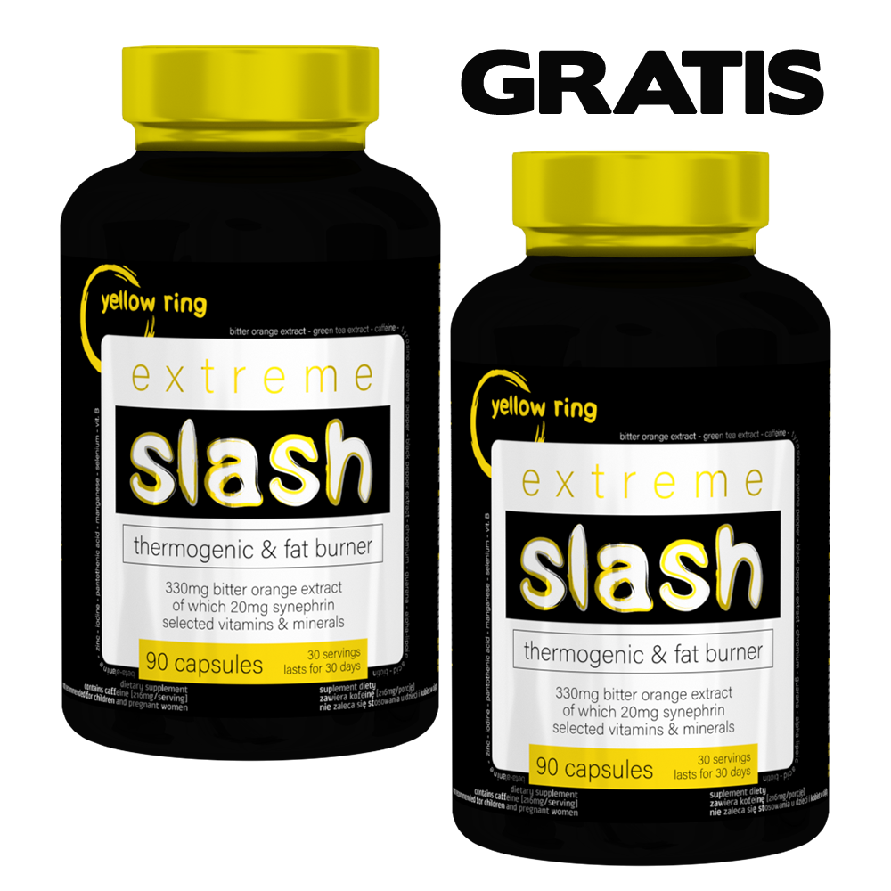 Extreme Slash 90 kapsułek + 90 kapsułek GRATIS Yellow Ring