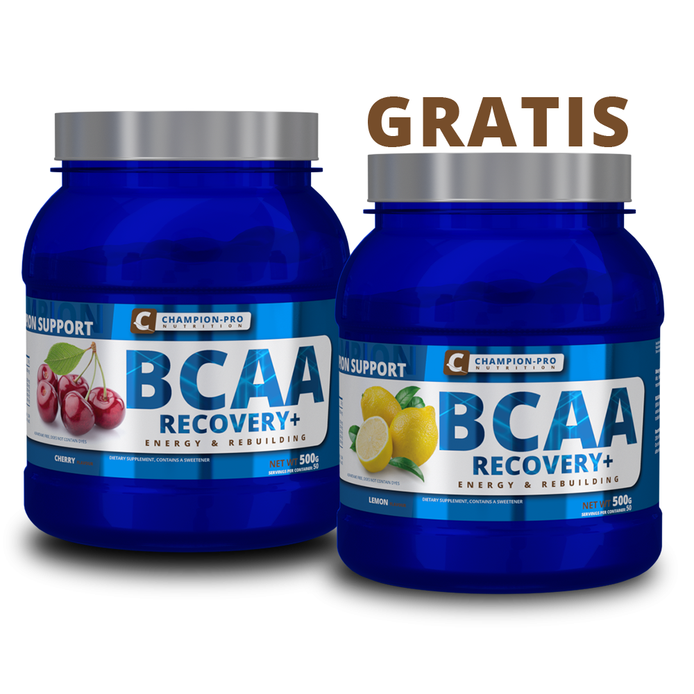 BCAA recovery+ 500g + 500g GRATIS Champion-Pro