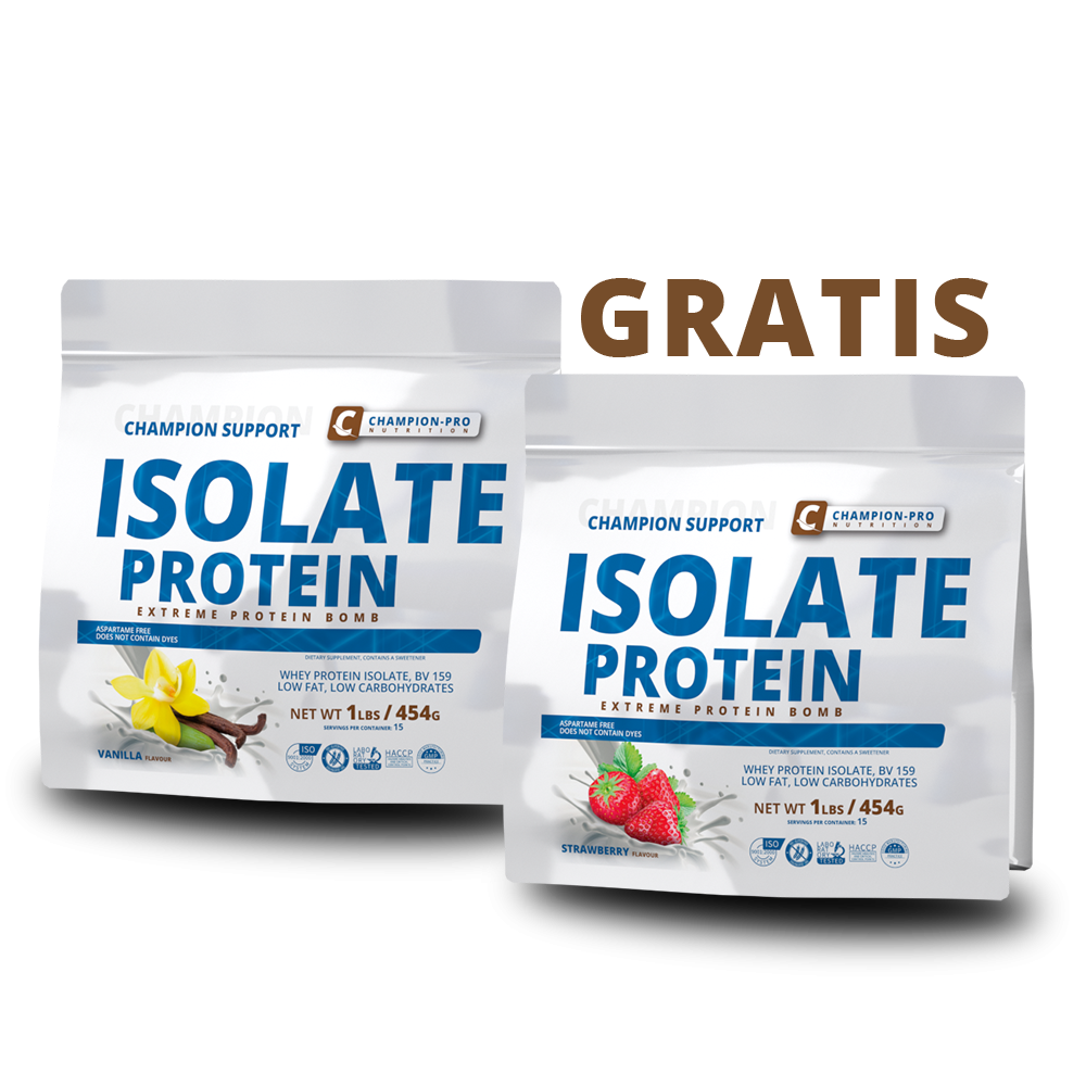 Isolate Protein 454g + 454g Gratis Champion-Pro