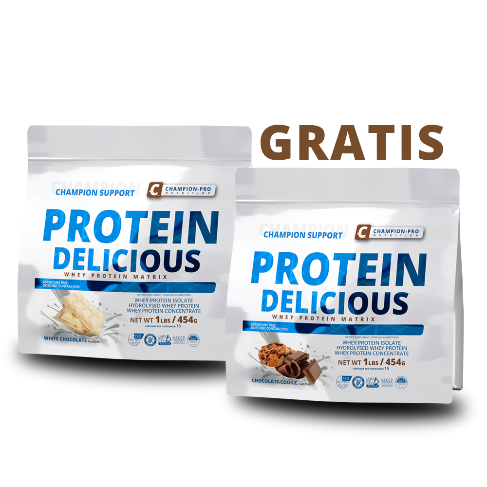 Protein Delicious 454g +454g GRATIS Champion-Pro