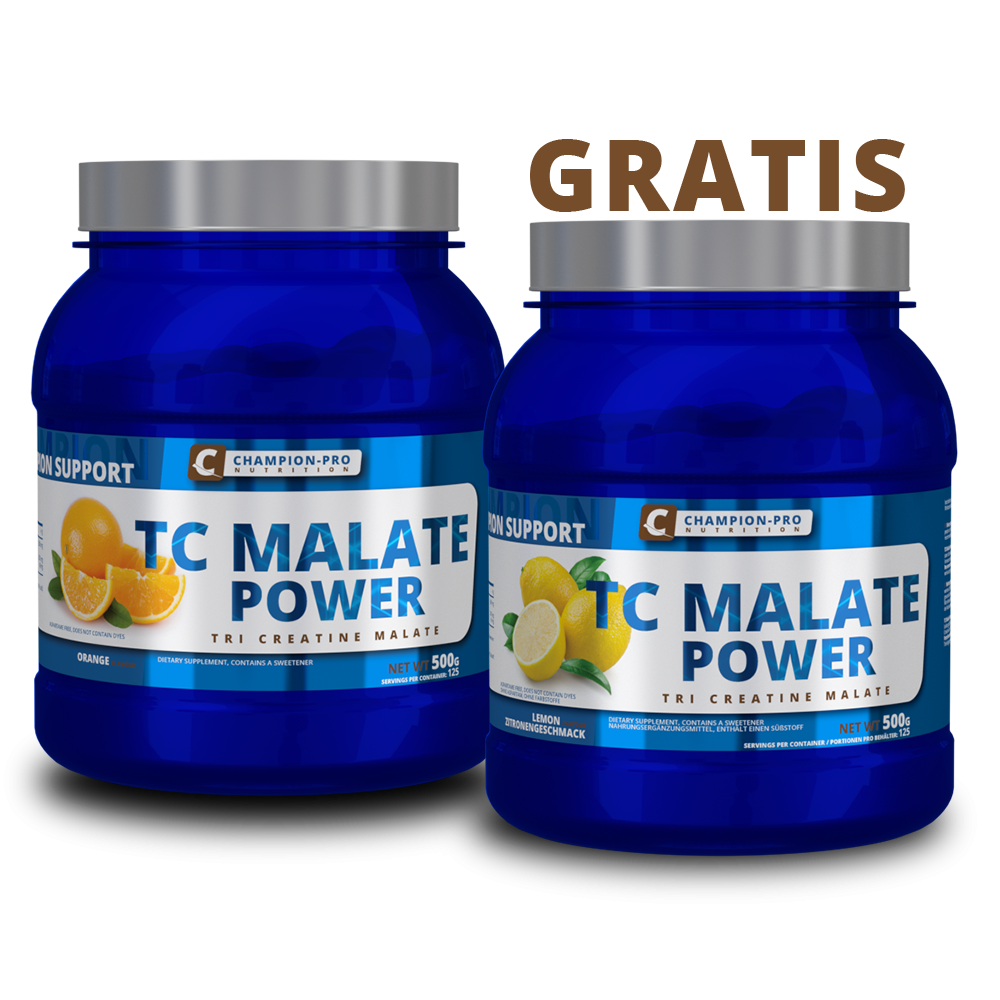 TC Malate Power 500g + 500g GRATIS Champion-Pro