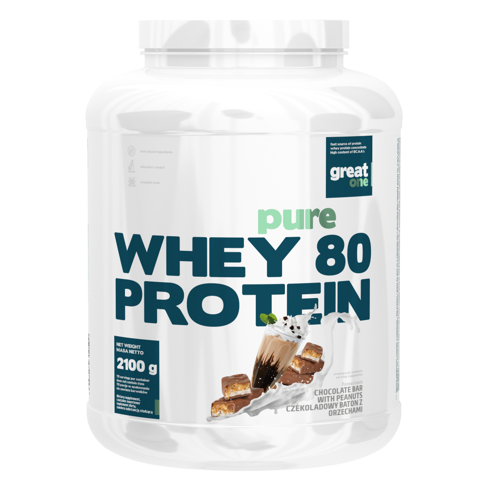 Pure Whey 80 Protein 2,1 kg Great One