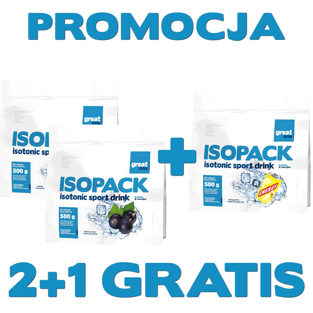 Isopack Isotonic Sport Drink 2+1 GRATIS Great One