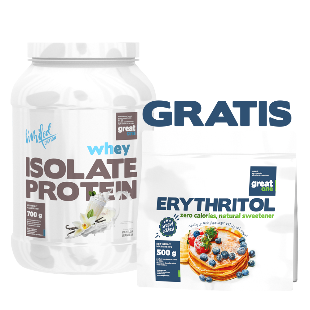 Whey Isolate Protein Limited Edition + Erythritol Great One